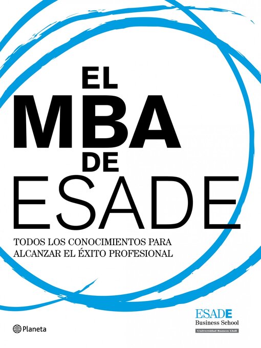 Title details for El MBA de ESADE by AA. VV. - Available